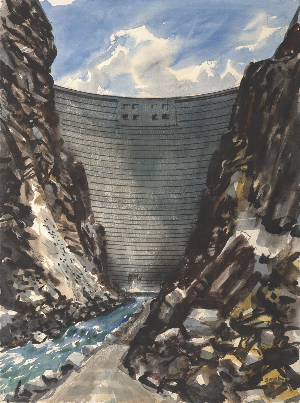 Michael Frary, Morrow Point Dam, 1970