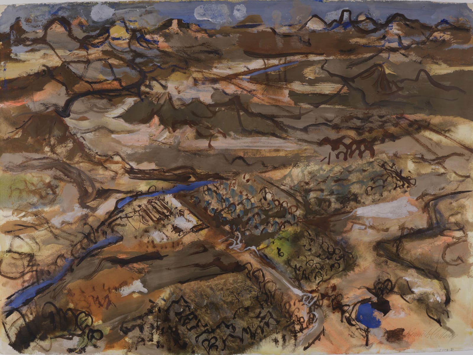Kenneth Callahan, Lower Colorado, 1969