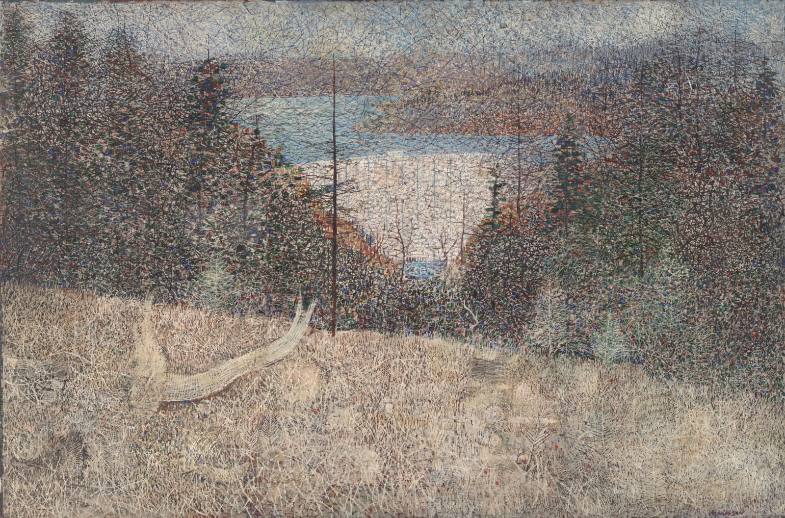 Mitchell Jamieson, Dam at Flaming Gorge, 1969