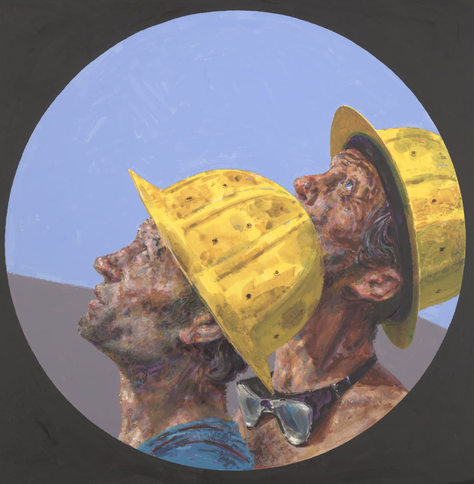 Joseph Hirsch, Workman at Soldier Creek, 1972