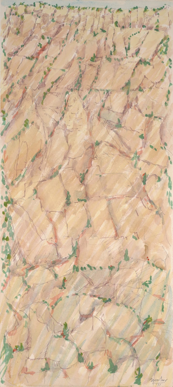 Jack Tworkov, Canyon Wall Morrow Point #2, 1971
