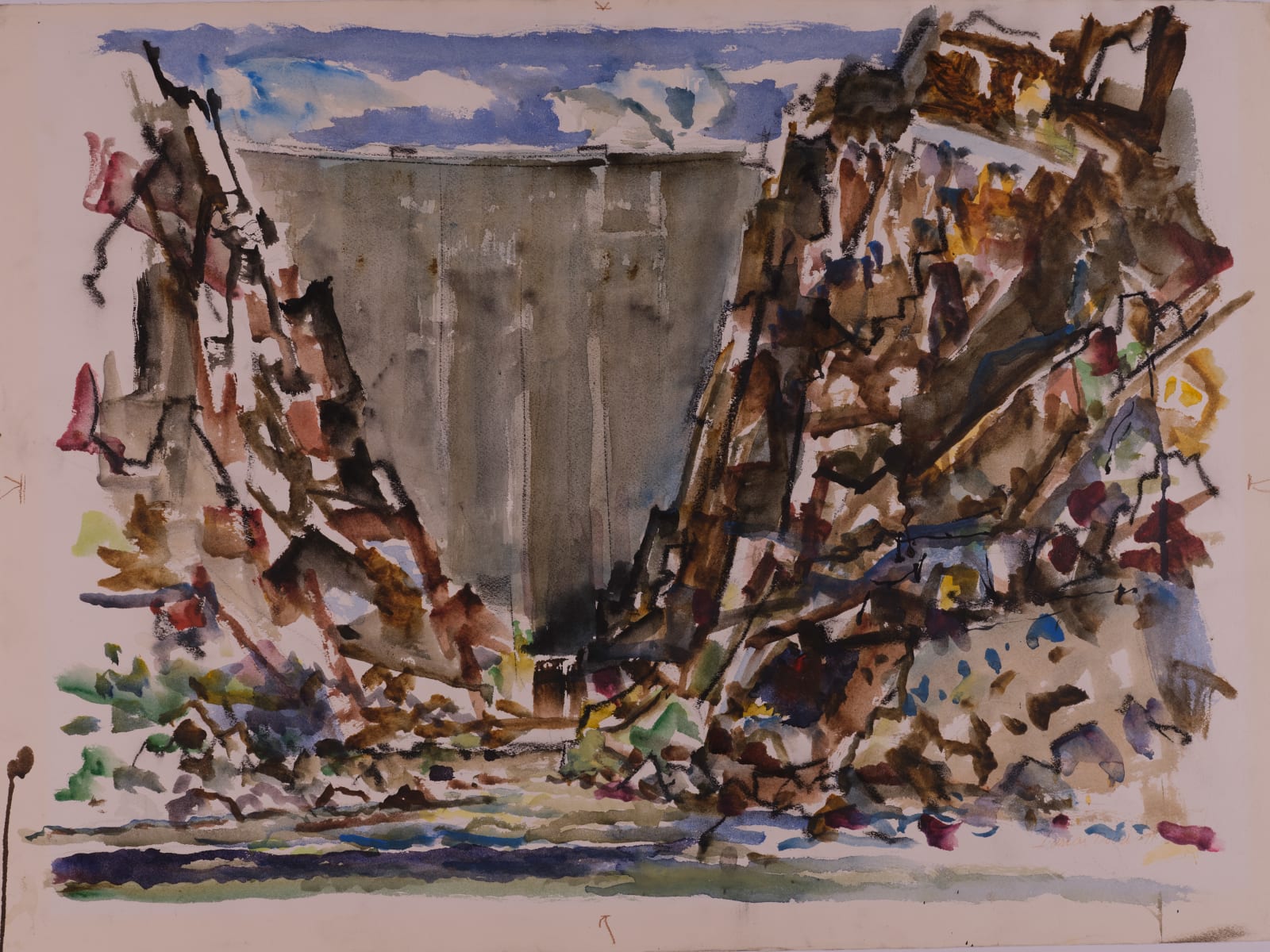 Lamar Dodd, Morrow Point, 1973