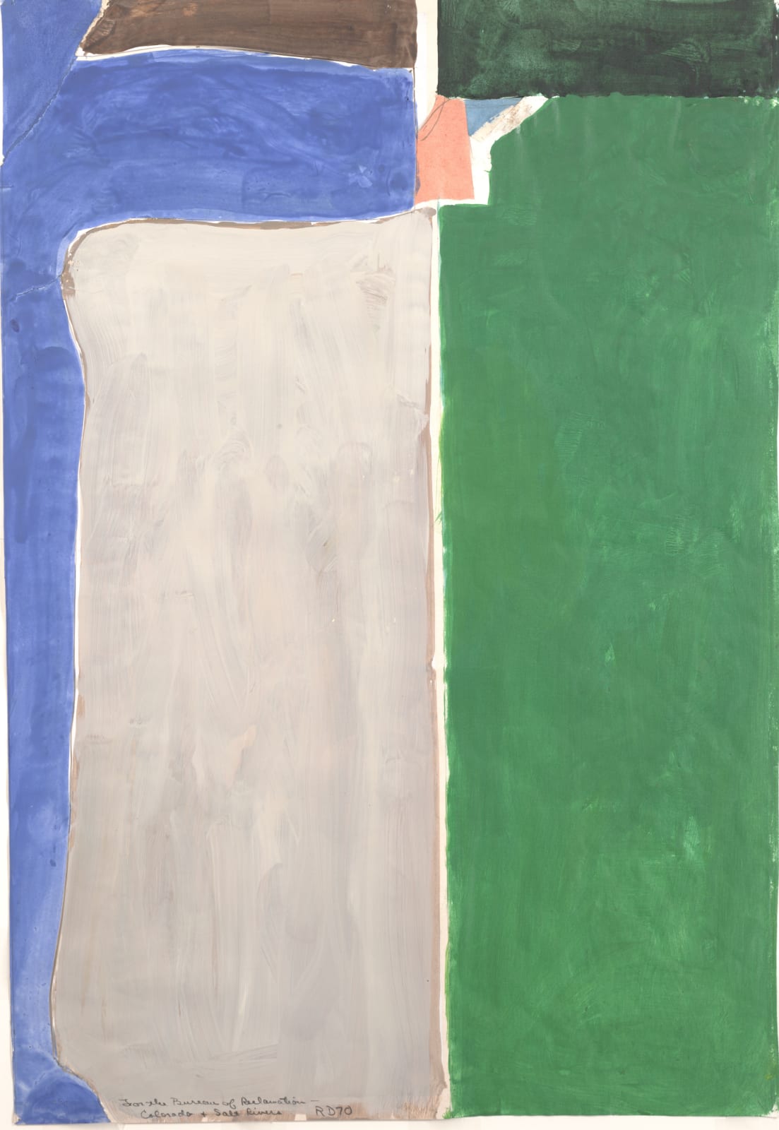 Richard Diebenkorn, Lower Colorado #6, 1970