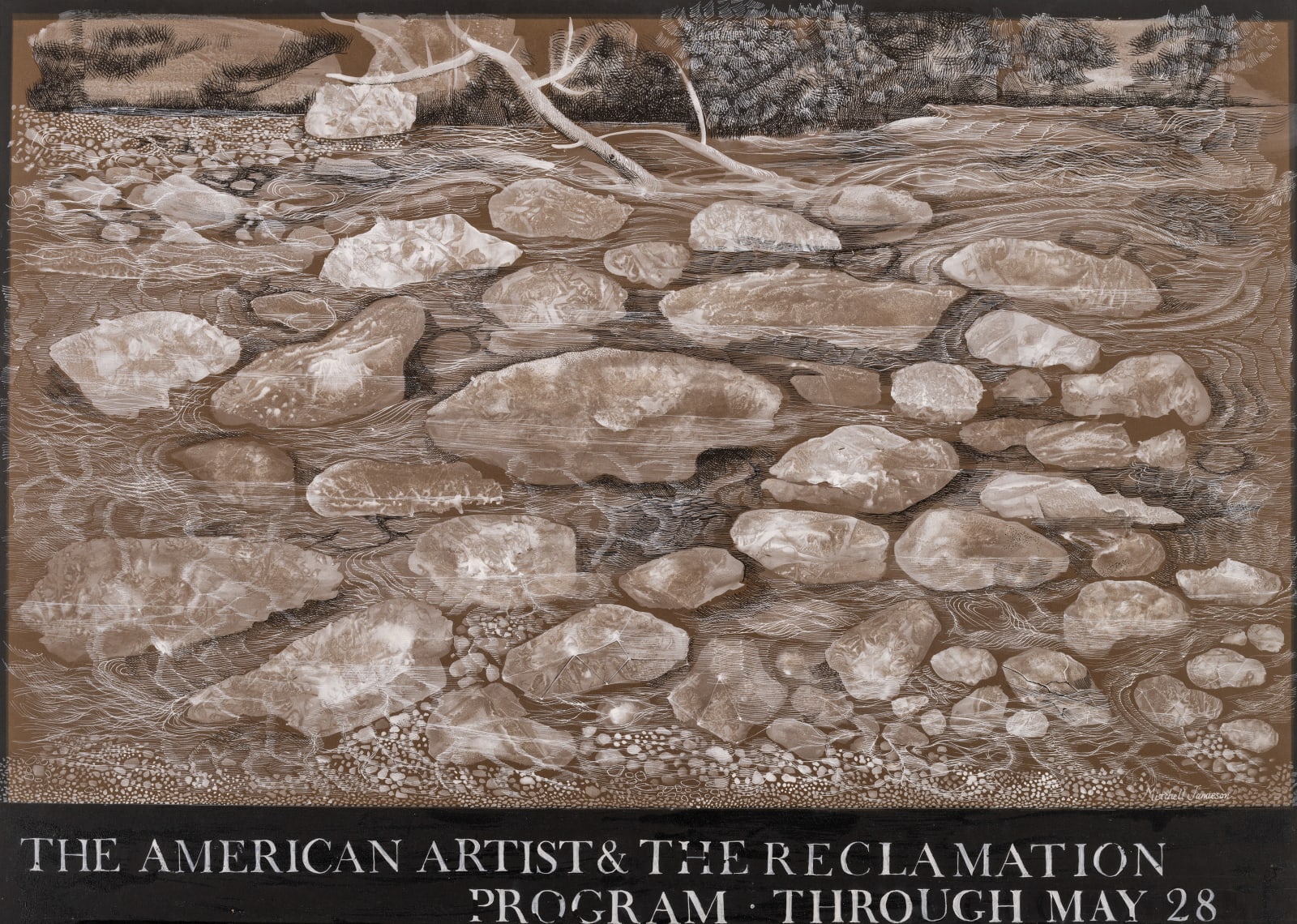 Mitchell Jamieson, Wilderness Stream, 1969