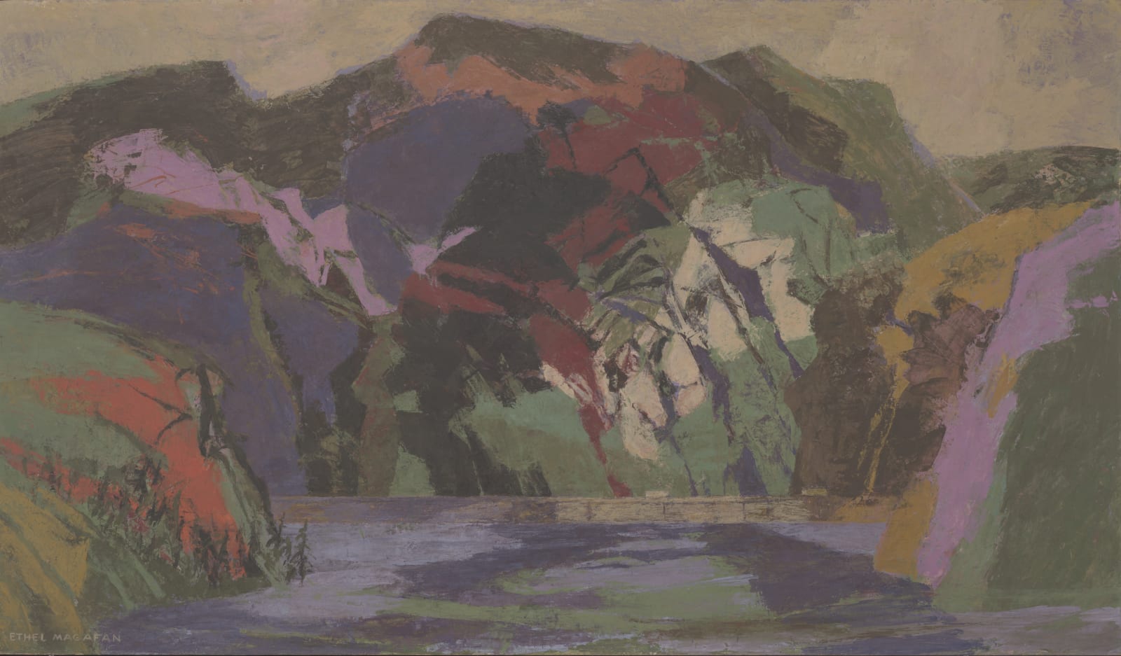 Ethel Magafan, On Morrow Point Reservoir (a), 1971