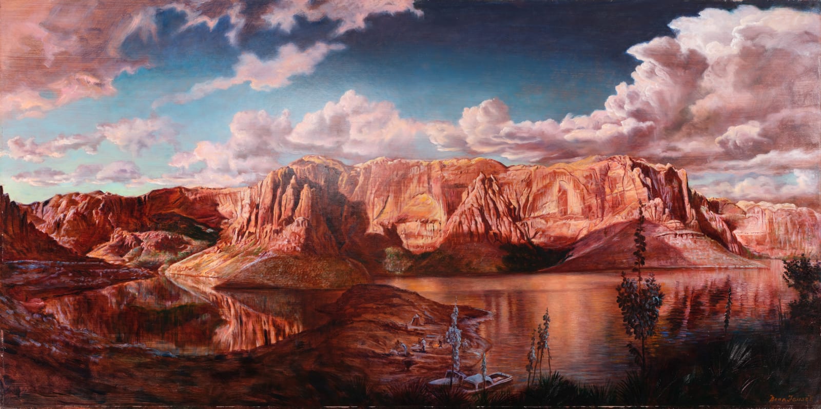 Dean Fausett, Campsite at Dawn, 1969