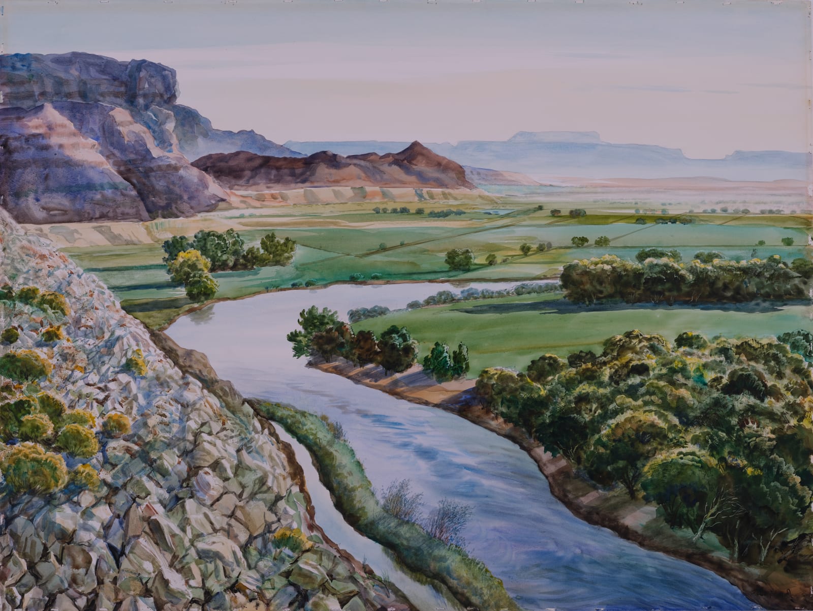 Peter Hurd, Along the San Juan #2, 1969