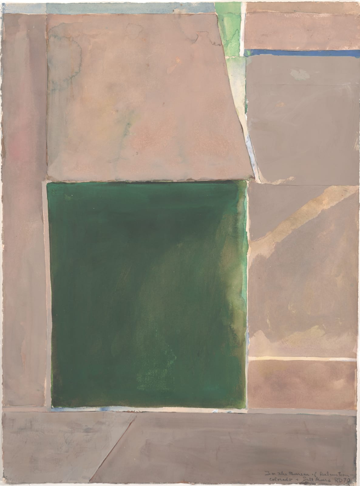 Richard Diebenkorn, Lower Colorado #2, 1970