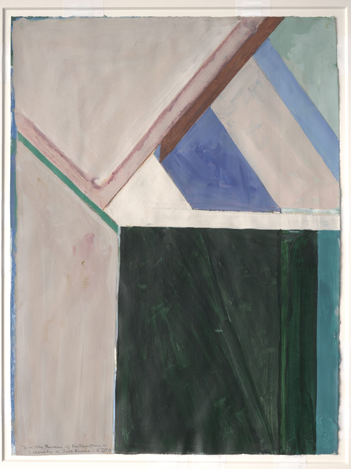 Richard Diebenkorn, Lower Colorado #8, 1970
