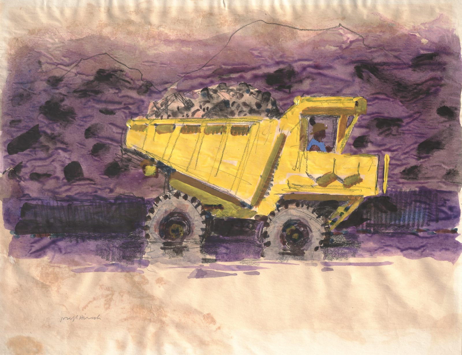 Joseph Hirsch, Construction at Soldier Creek #2, 1972