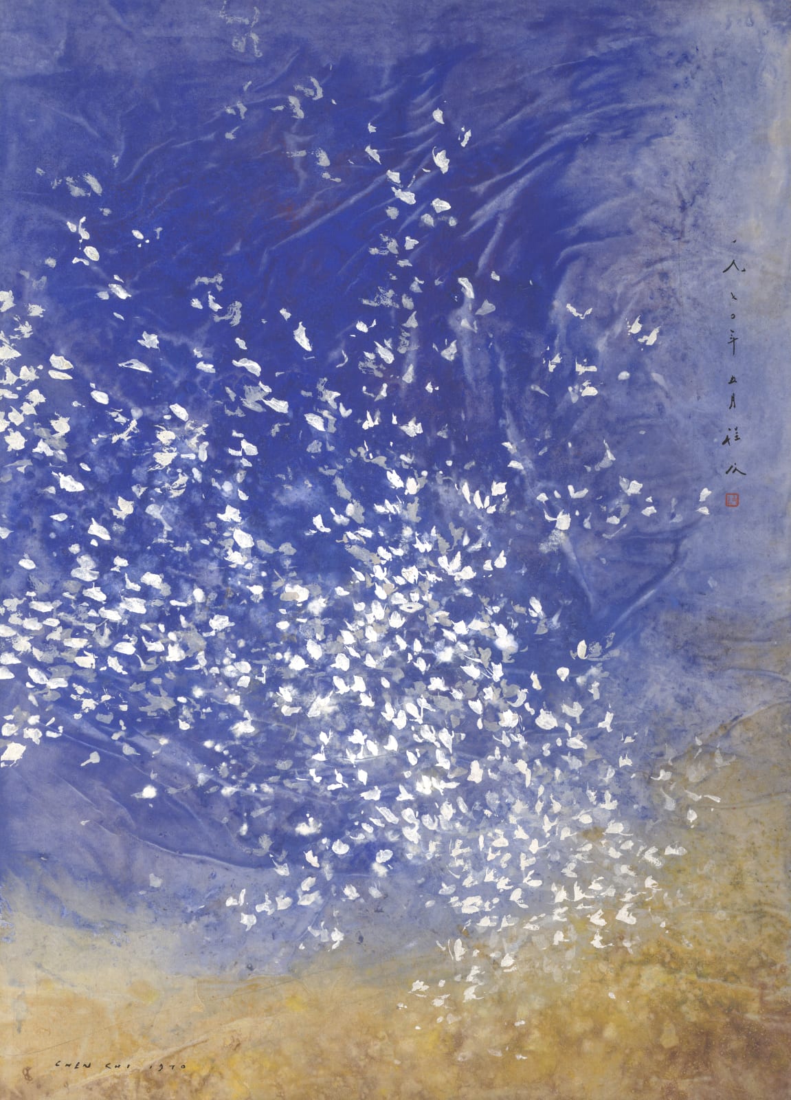 Chen Chi, Birds at Toprock Marsh, 1970