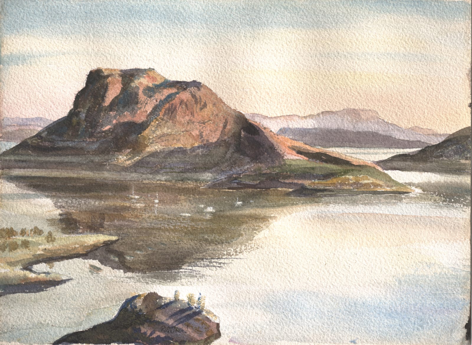 Peter Hurd, Elephant Butte Lake (b), 1969