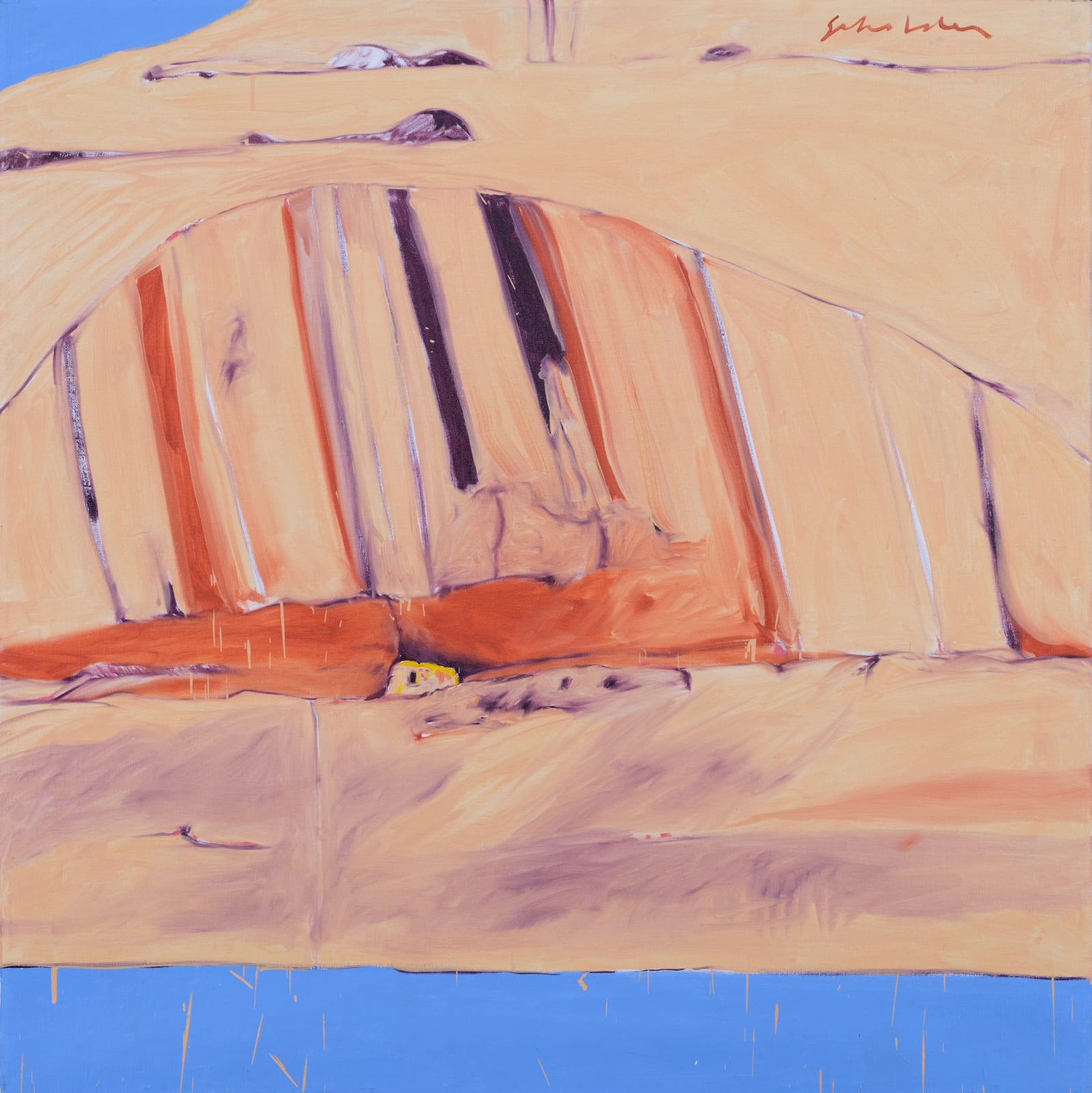 Fritz Scholder, Indian Ruin - Lake Powell, 1971