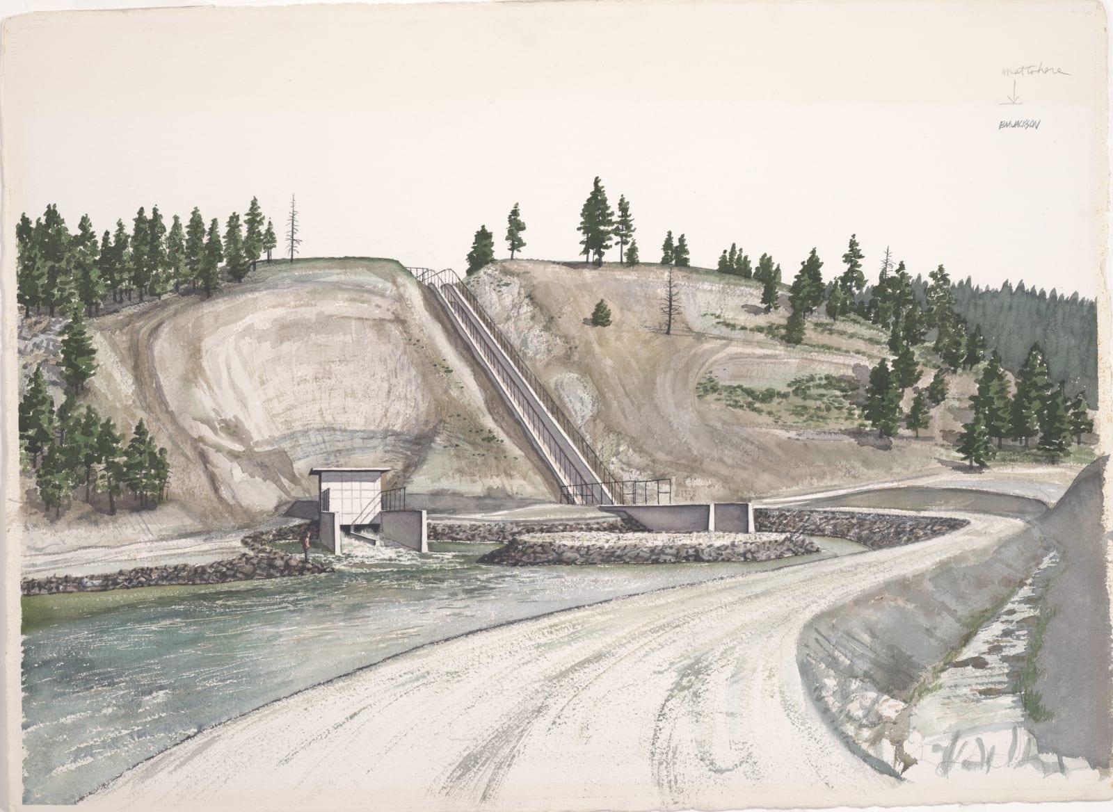 Billy Morrow Jackson, Spillway at Stampede, 1969