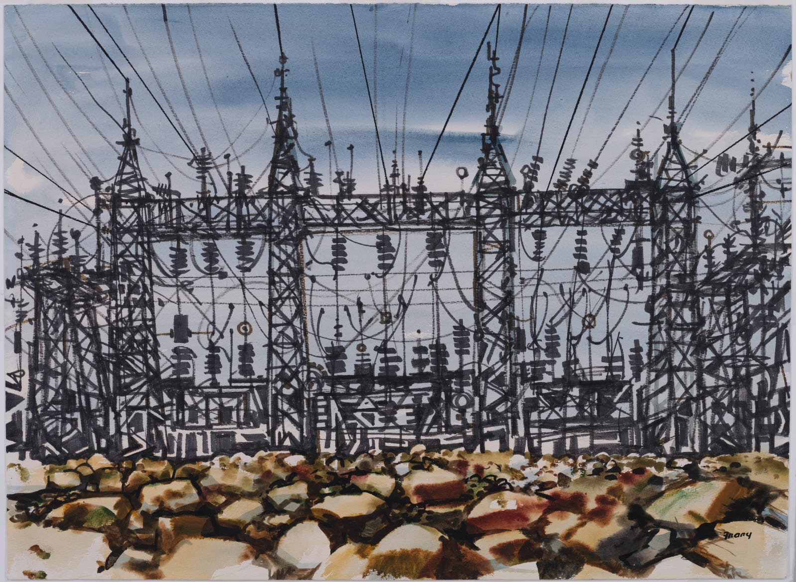 Michael Frary, Yellowtail Switchyard, 1970