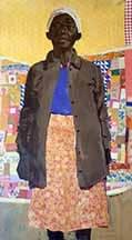 Ransome, Woman and Quilt, 2023