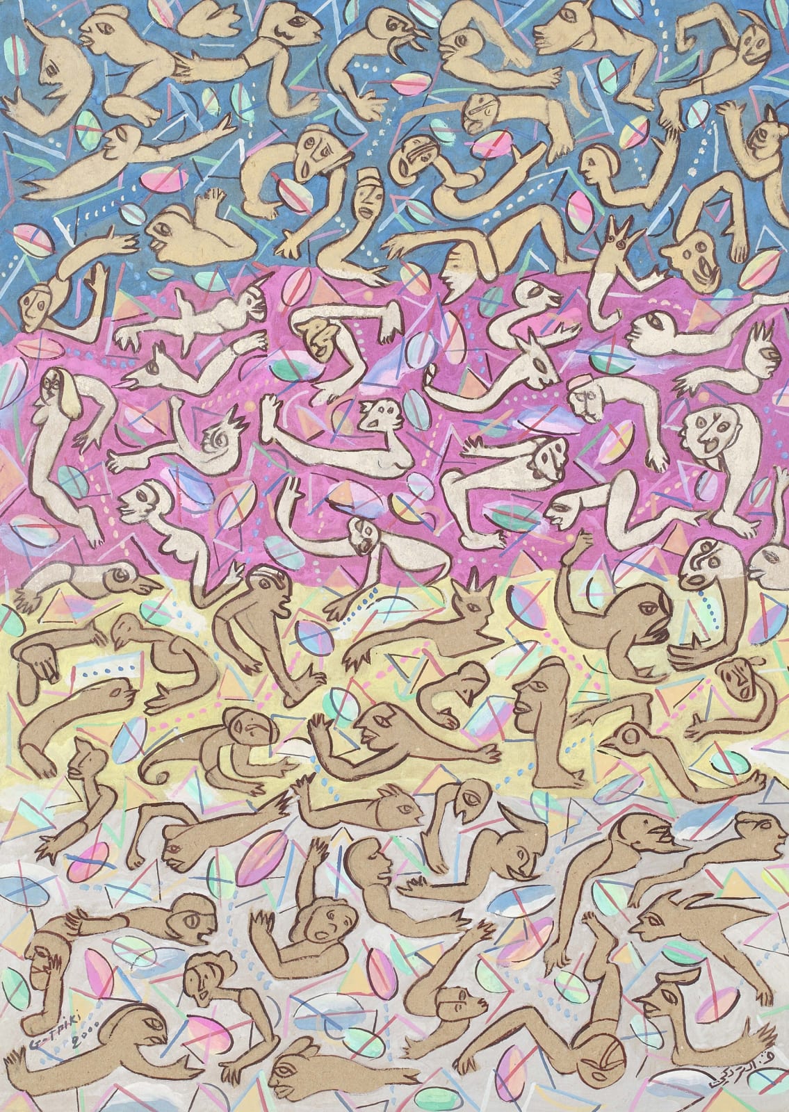 Gouider Triki, Ballet Dans Le Desert, 2000