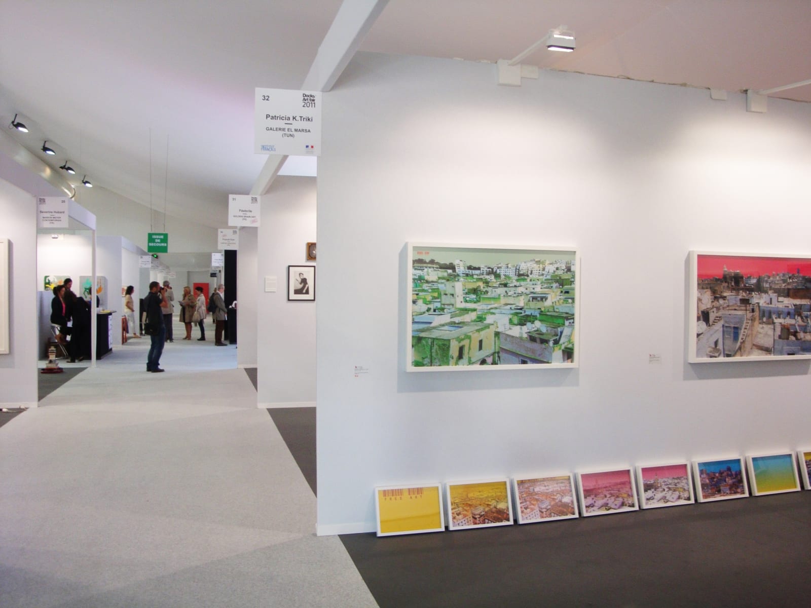 Patricia K. Triki, Free Art #16, from the series Free Art, 2010 (left) and Free Art #2, from the series Free Art, 2010 (right)