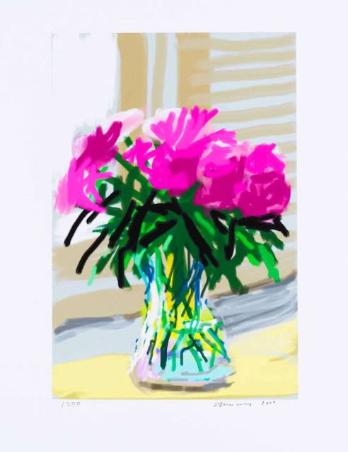 David Hockney, 'My Window' Art Edition Book 'Untitled 535', 2010