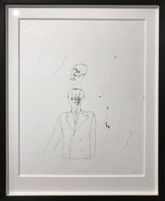David Hockney, Peter Crutch, Ink on Paper, 1962