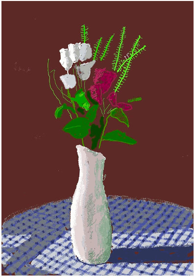 David Hockney , 30th January 2021, The First One, 2021