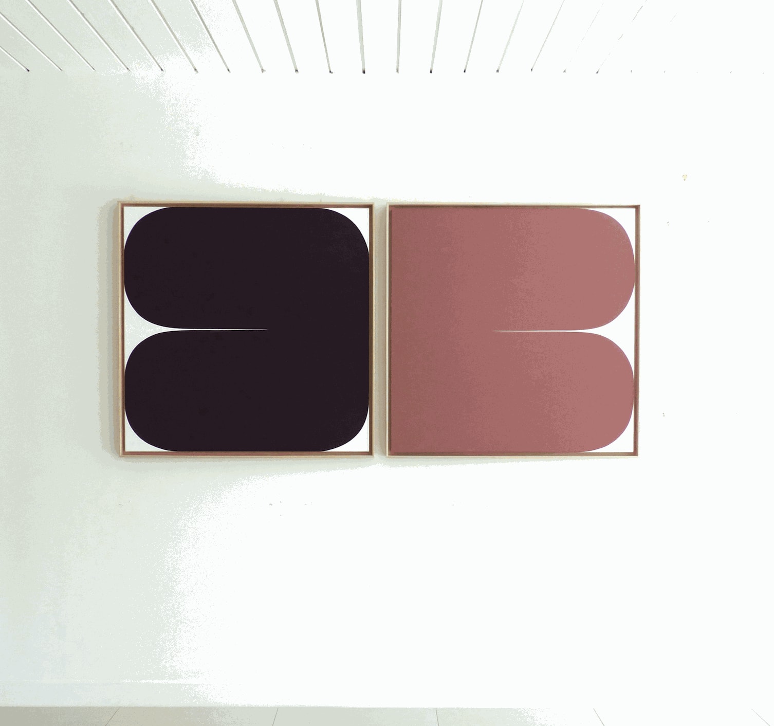 Sara Genn, Ardent Flame (Sweet Nothing and Hazy diptych), 2024