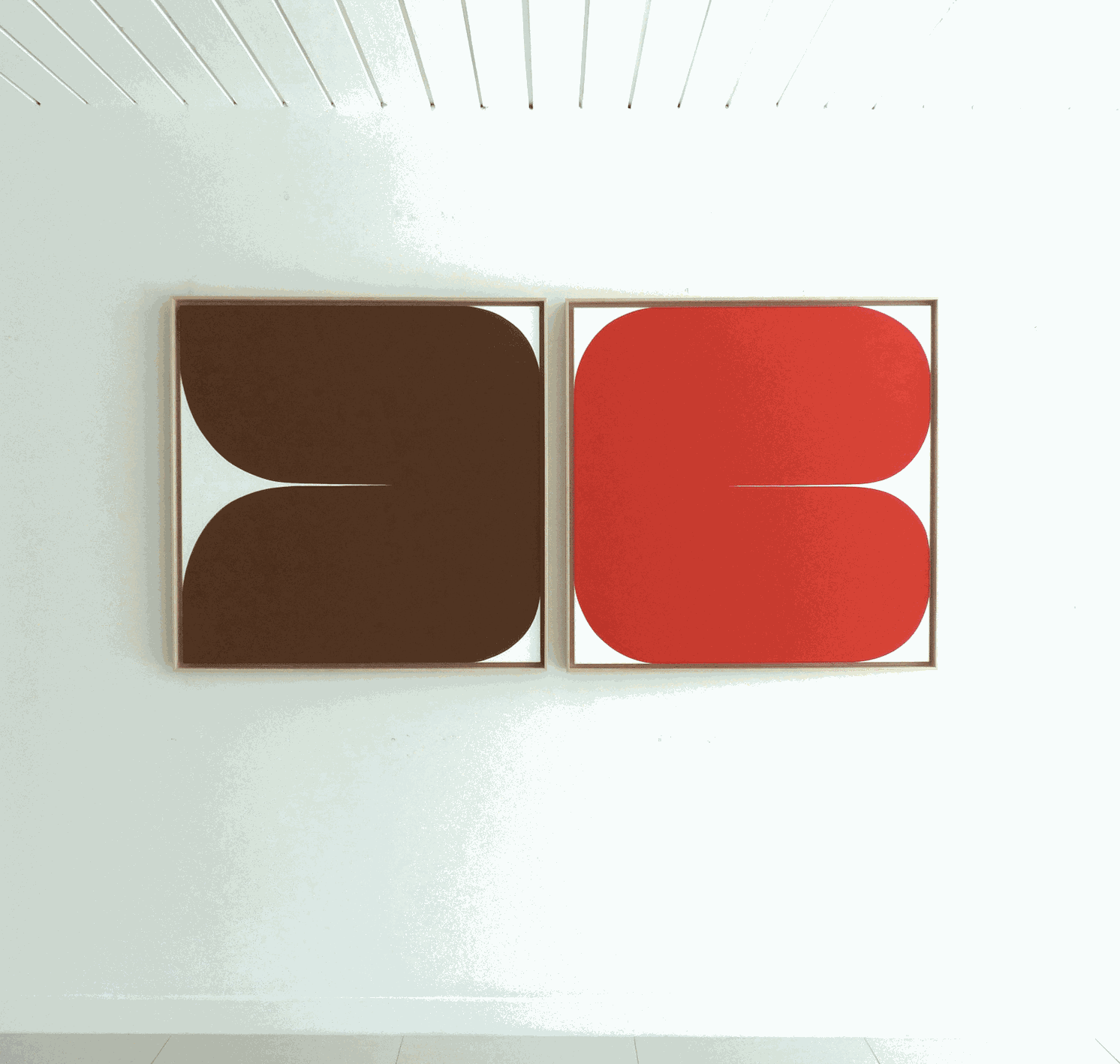 Sara Genn, Ardent Flame (Slow Burn and Arrow diptych), 2024