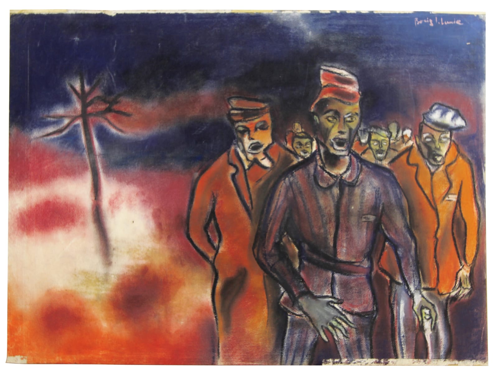 Boris Lurie, Untitled, Late 1940s