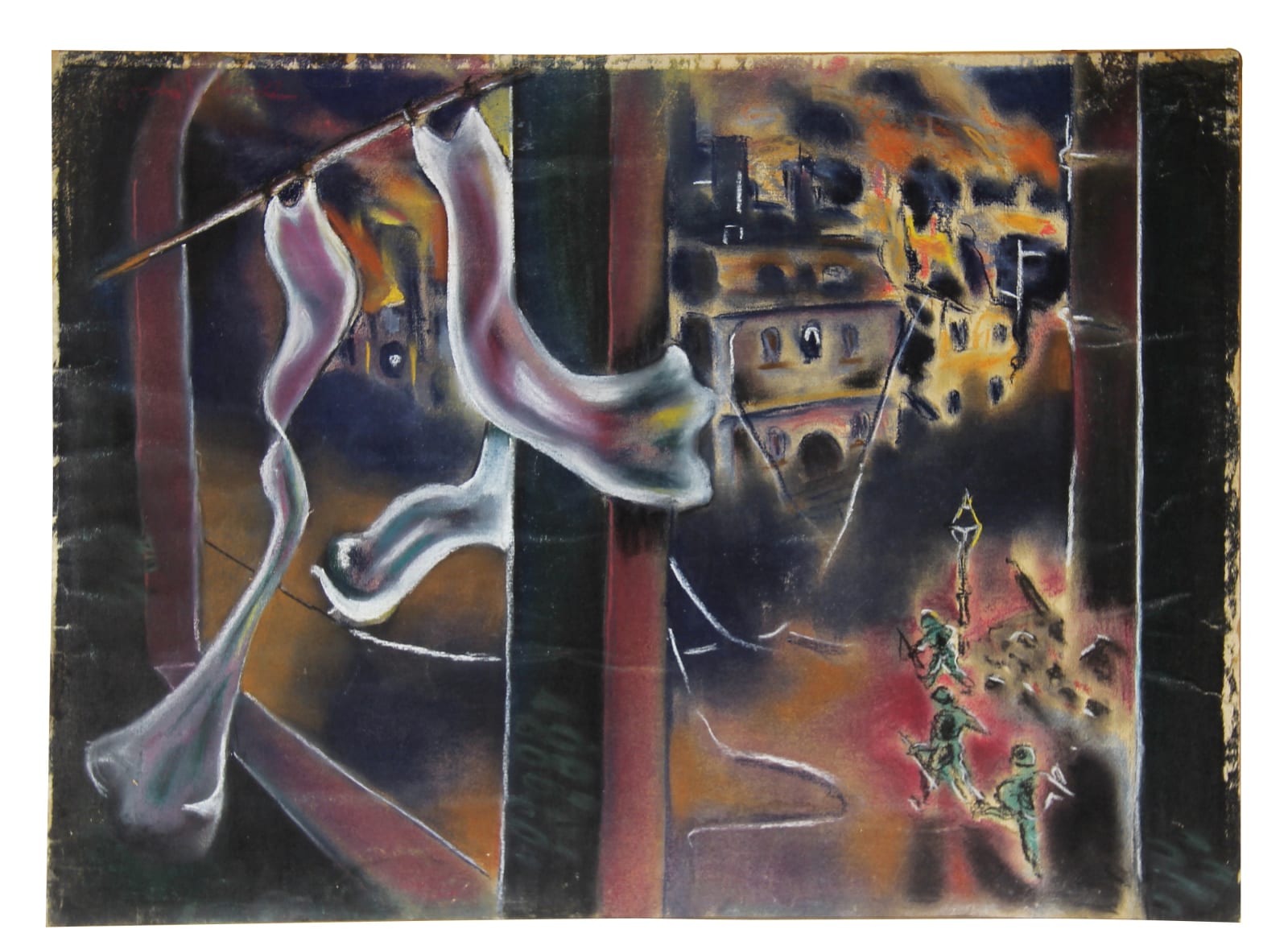 Boris Lurie, Liberation of Magdeburg, 1946