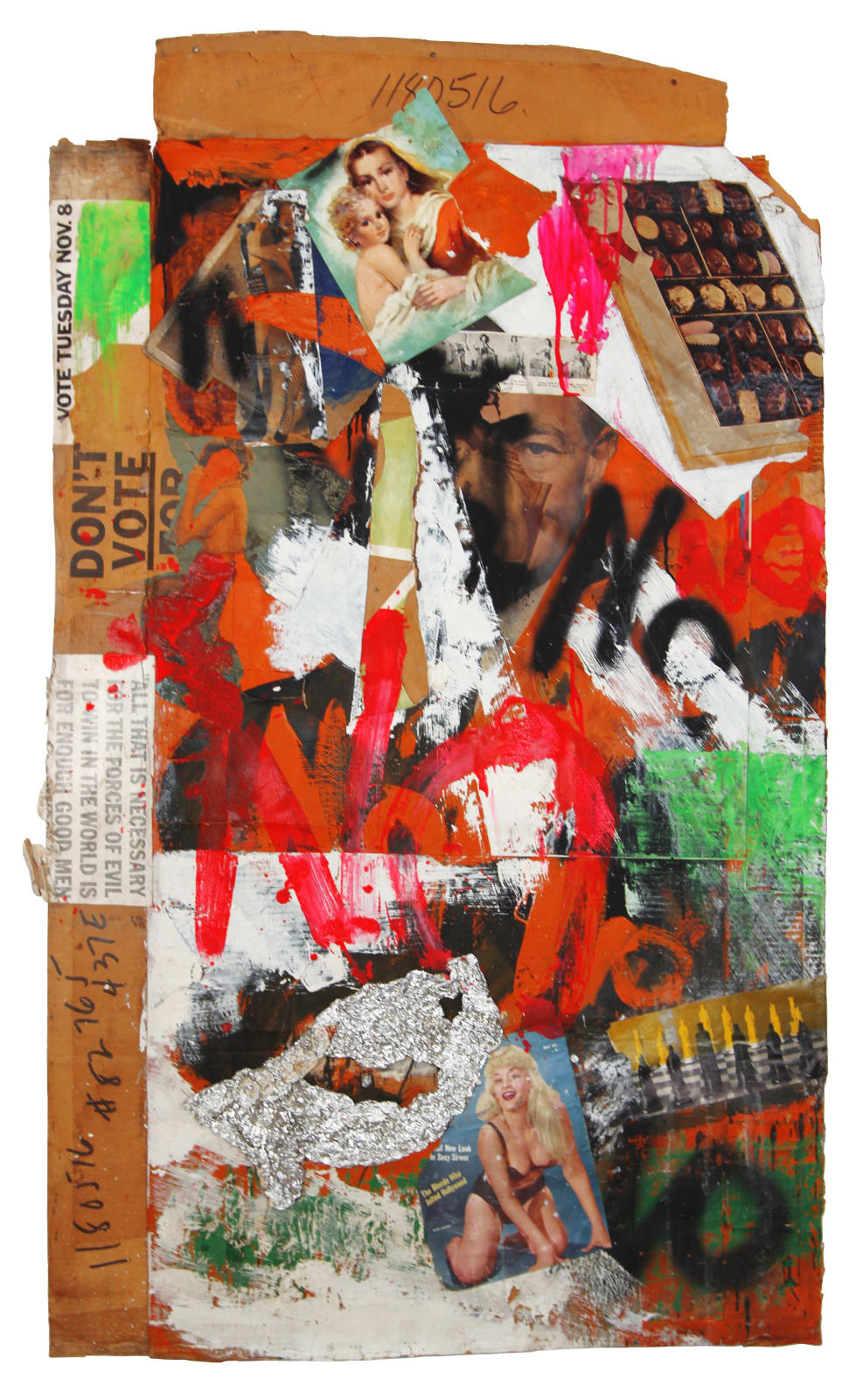 Boris Lurie, No with Candy, 1962-63