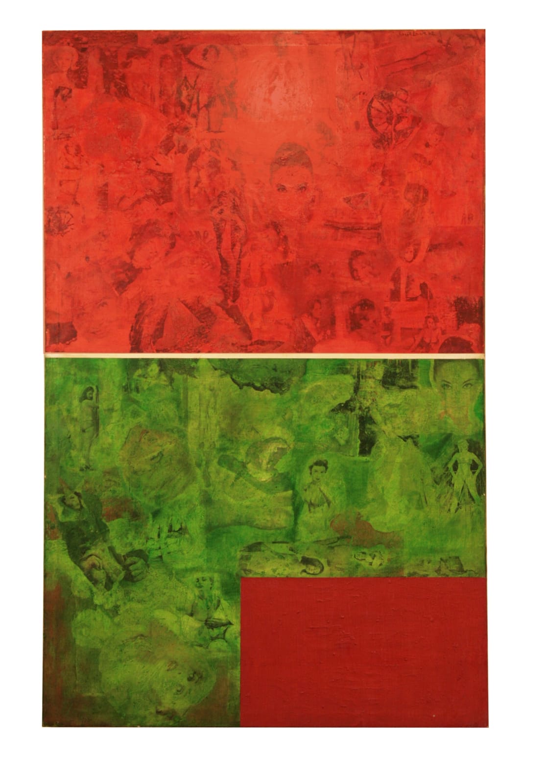 Boris Lurie, Green Eyes, 1962