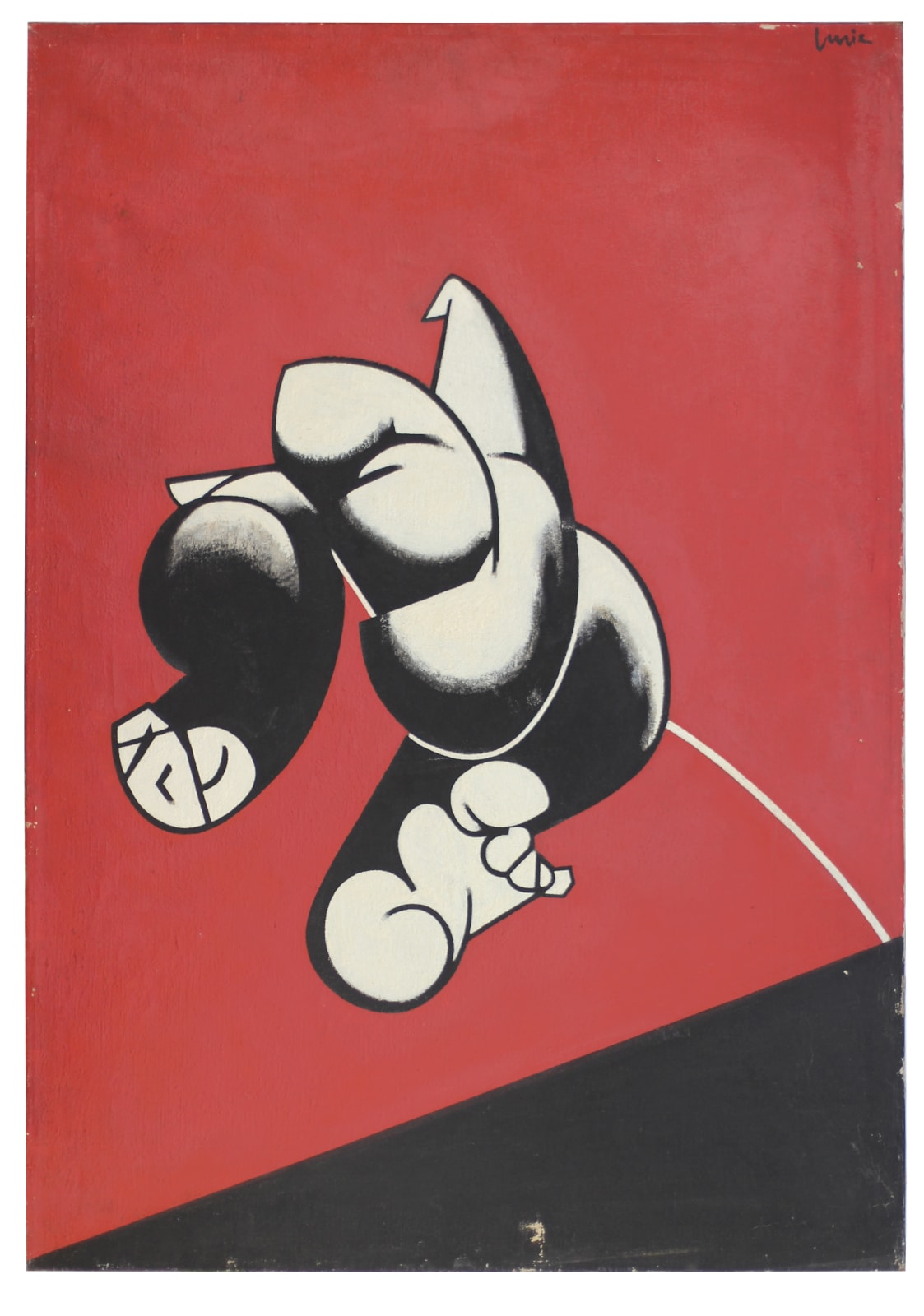 Boris Lurie, Comic Strip Acrobat, 1951-1952