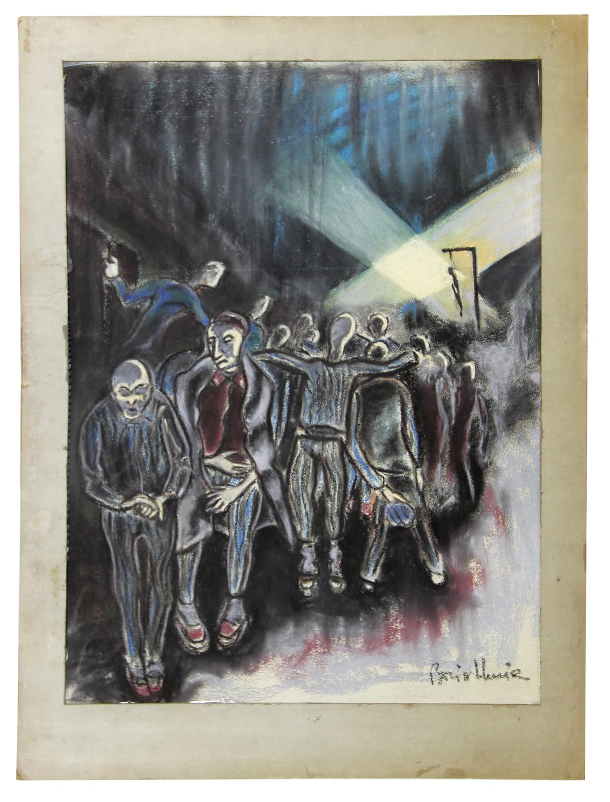 Boris Lurie, Hanging at Stutthof, 1946