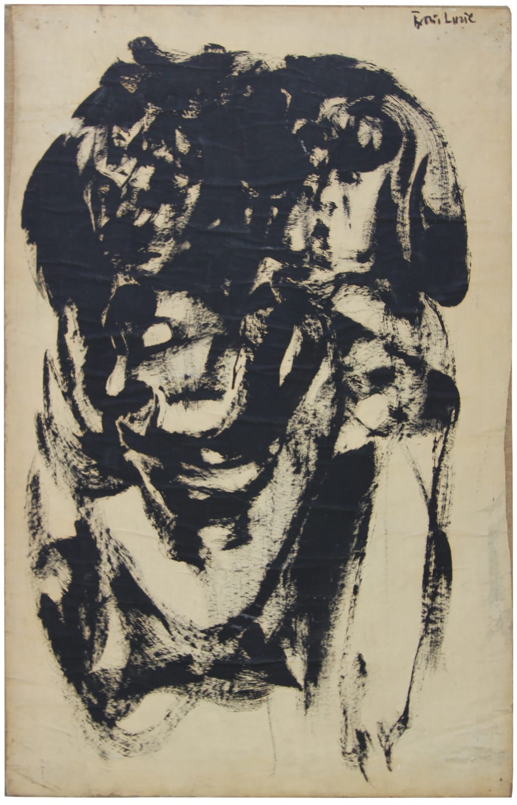 Boris Lurie, Untitled, 1957-58