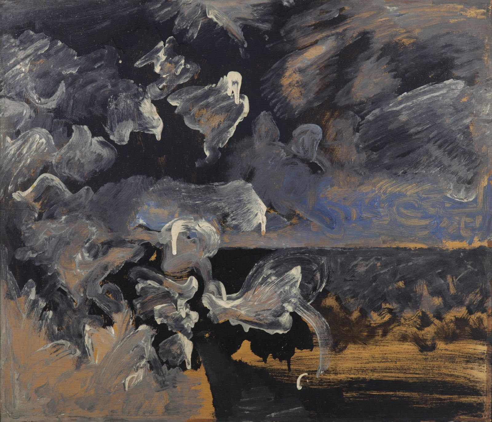 Boris Lurie, Death Landscape, 1964