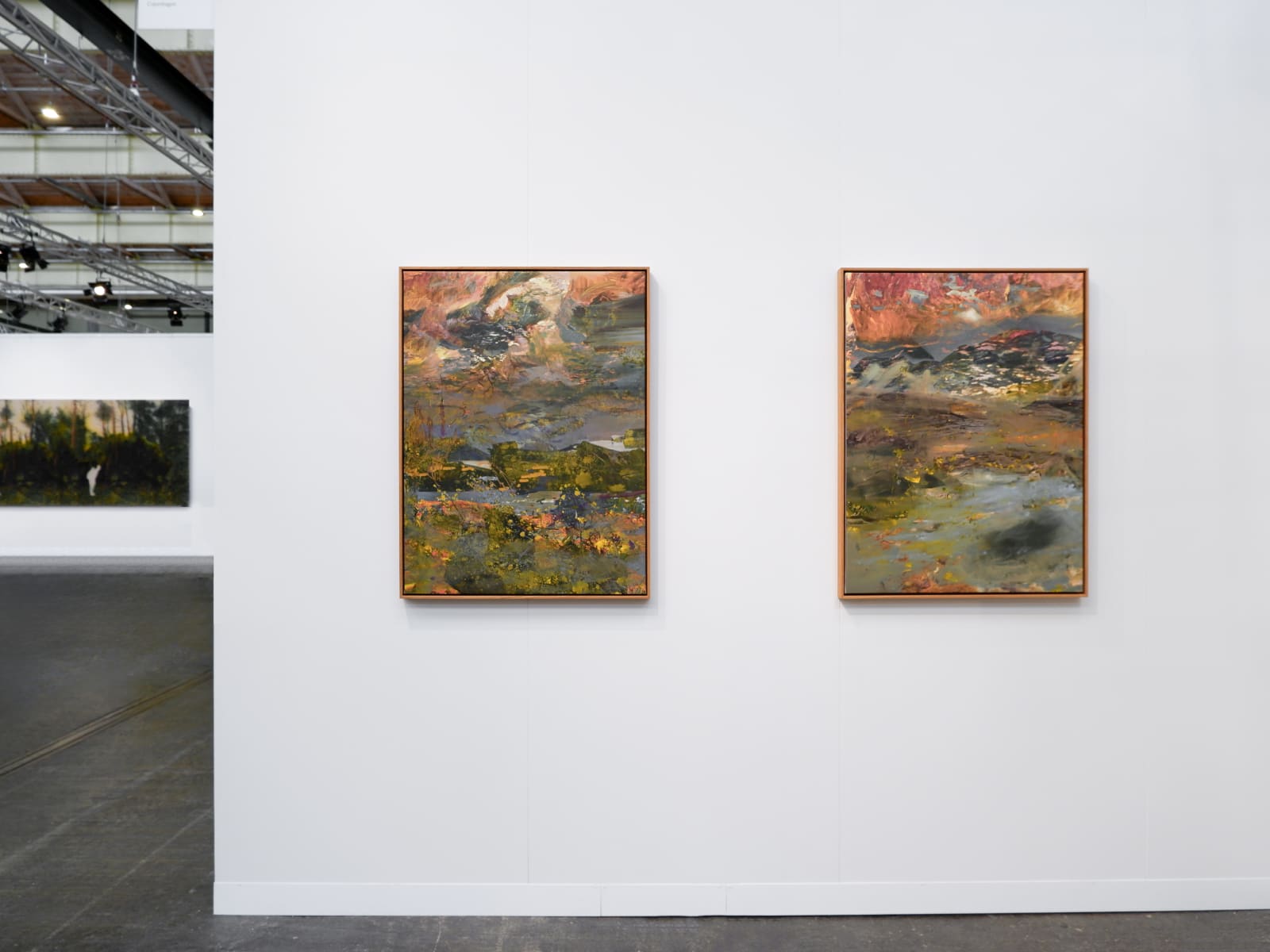 Brigade Gallery at Enter Art Fair 2025, presenting work by Petra Cortright, Ken Taylor Reynaga, Birk Bjørlo and Davide Hjort Di Fabio.