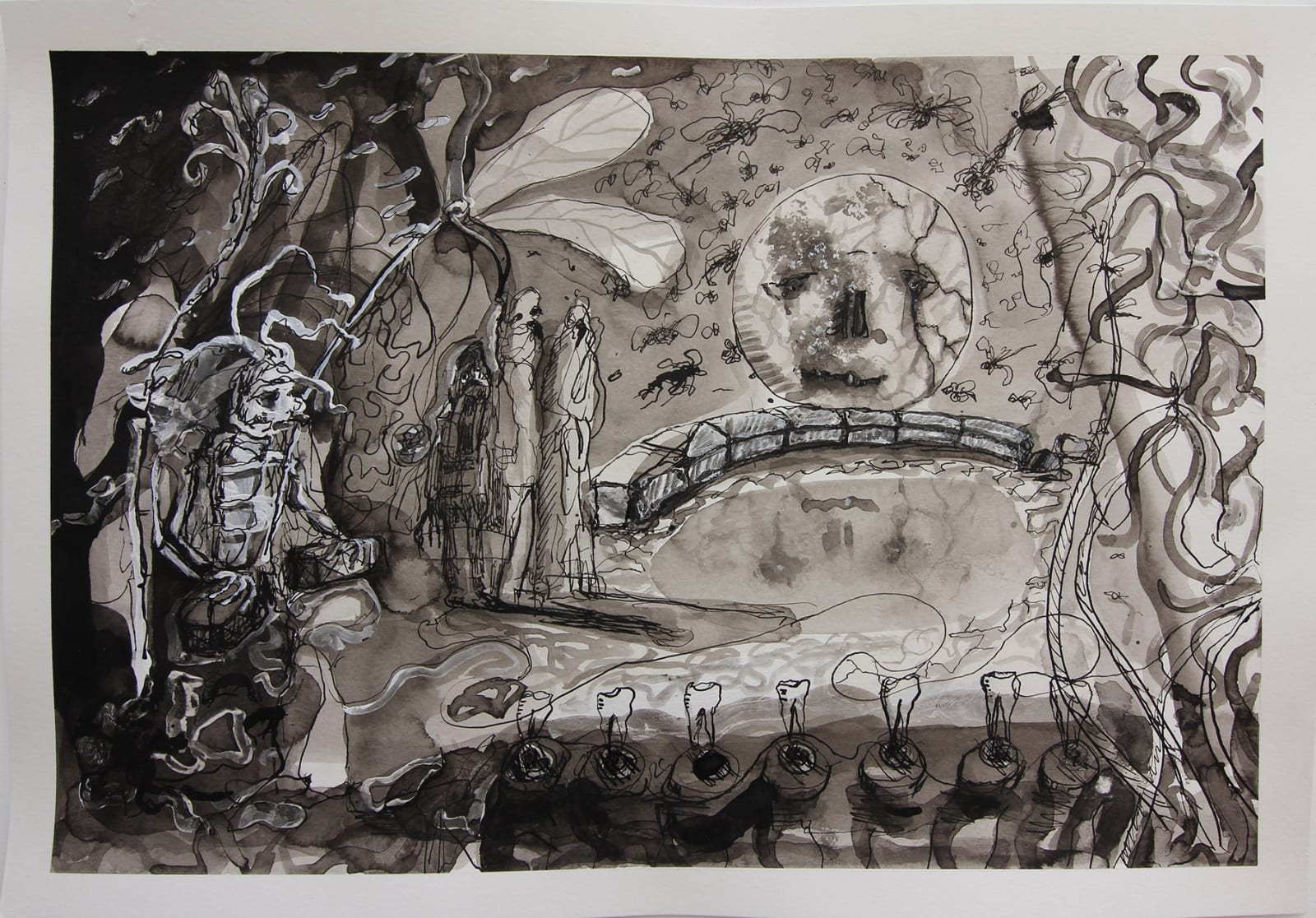 Paul Newman, Study for fear terrain XXII, 2024