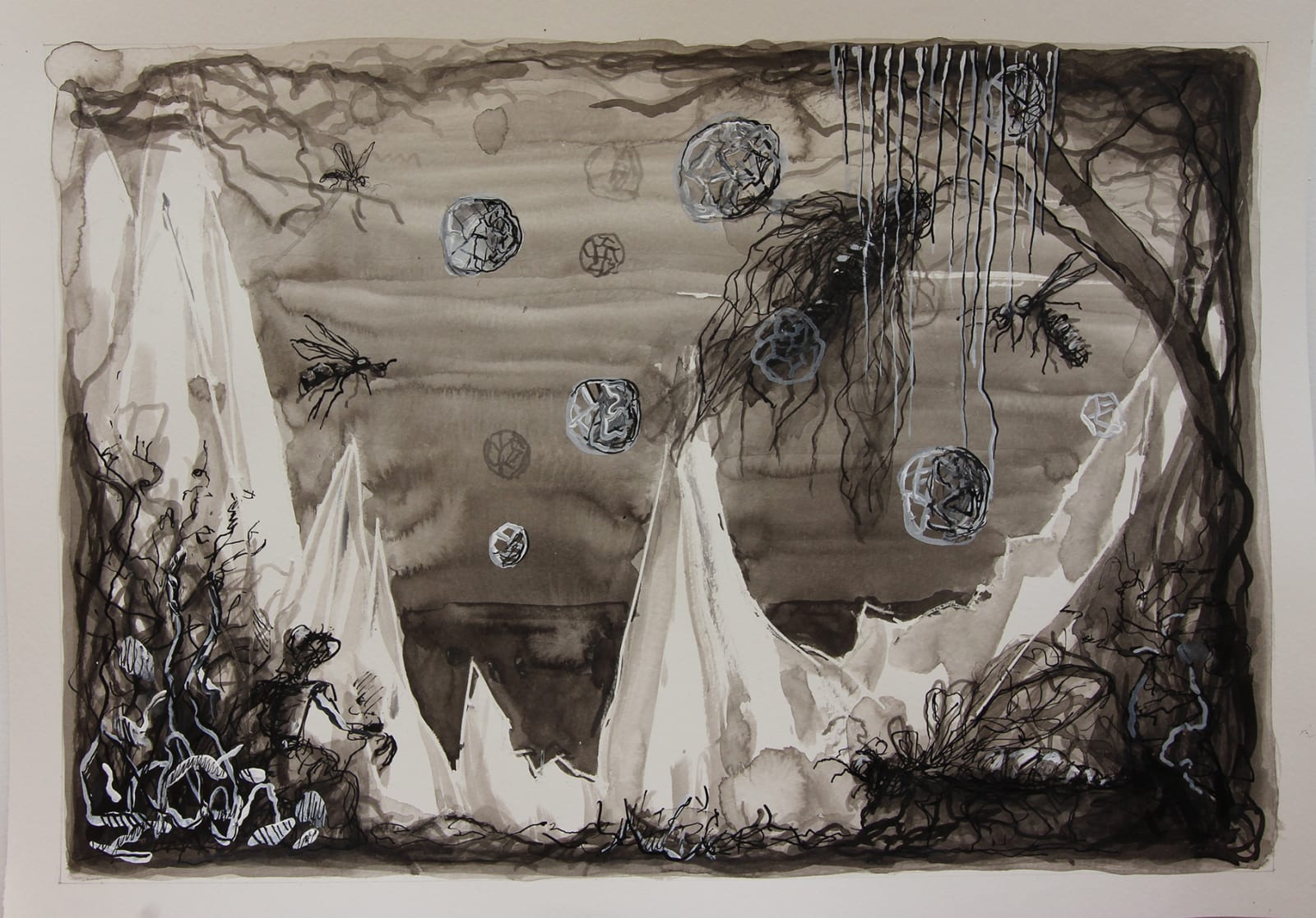 Paul Newman, Study for fear terrain X, 2024