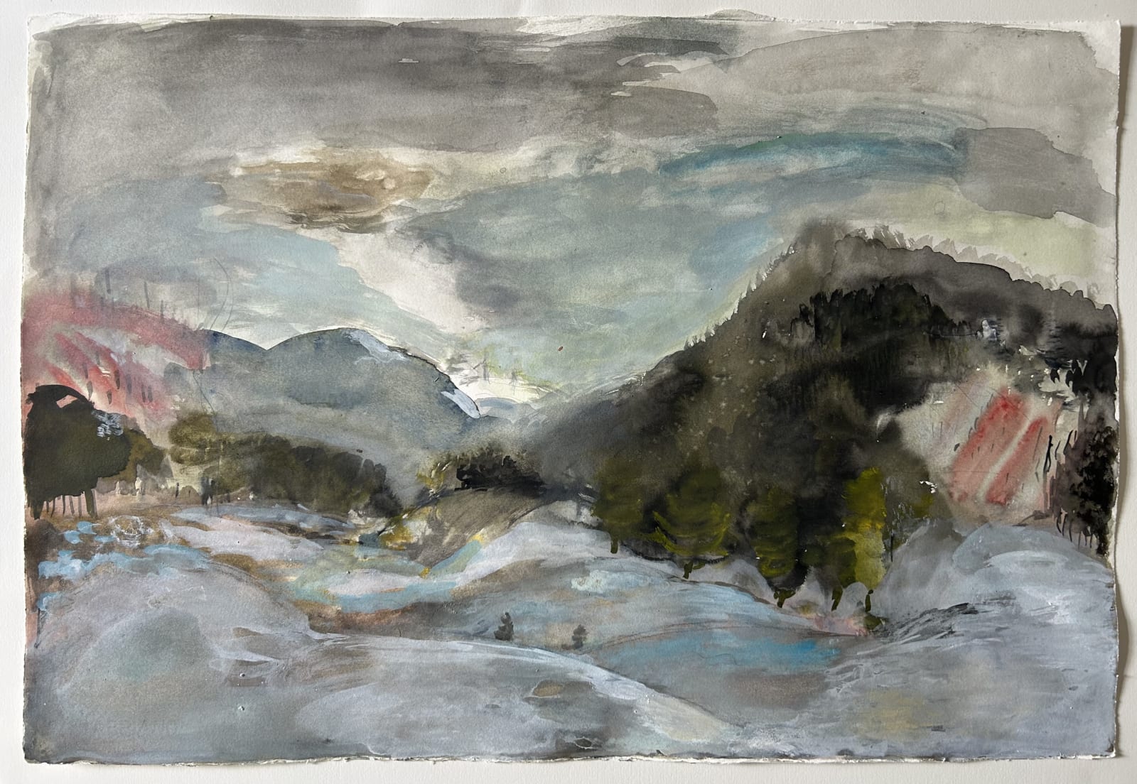 Oliver Dorrell, Ninth Morning - Nant Syddion, 2025