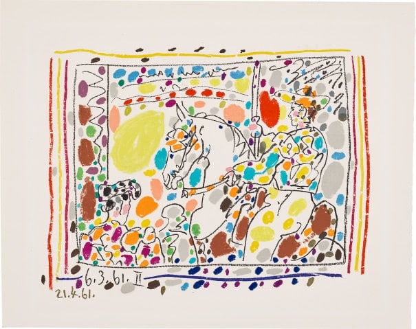 Pablo Picasso, Print : Le Picador II, 1961