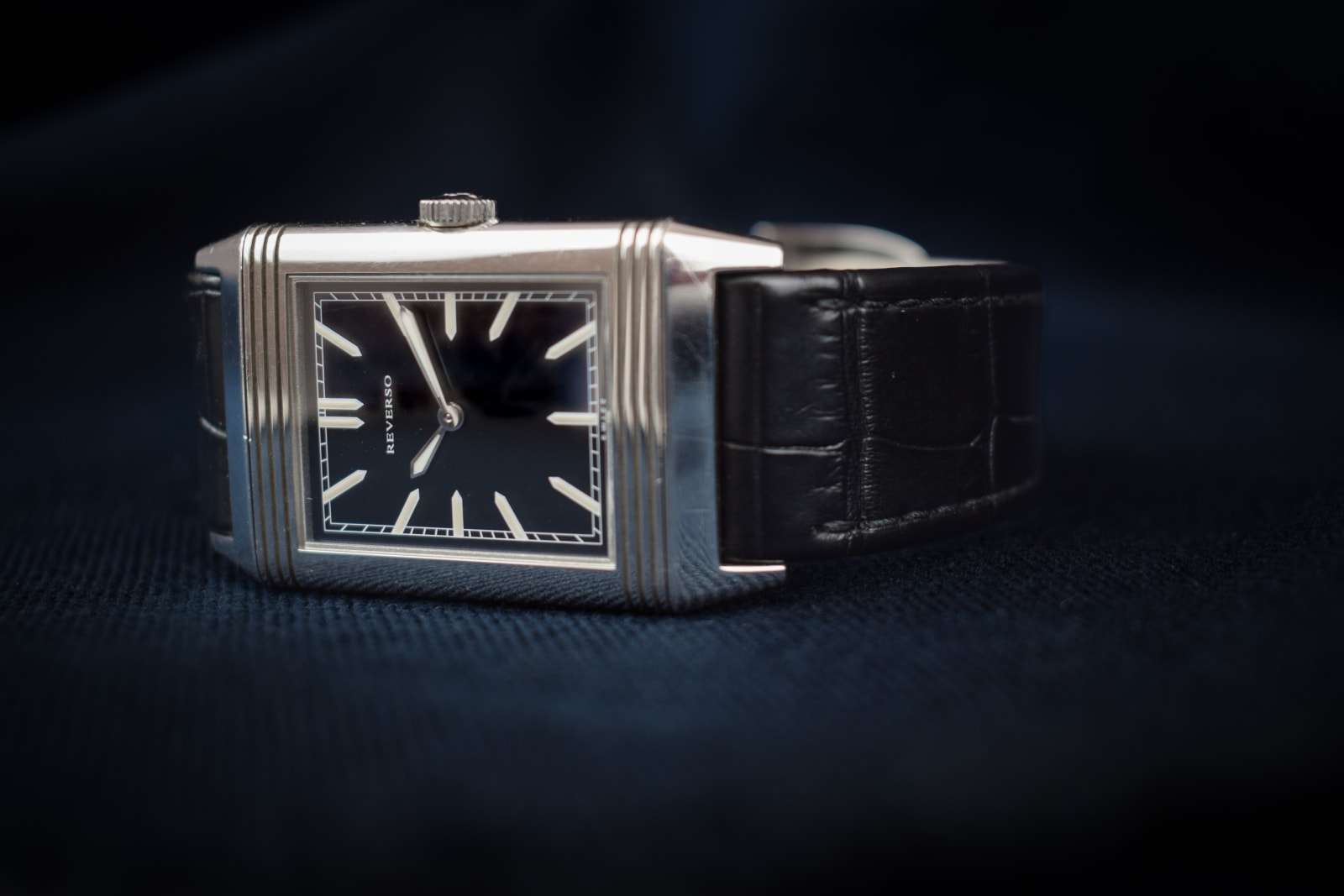 Jaeger-LeCoultre, JLC Reverso Ultra Thin Tribute 1931 Black Dial