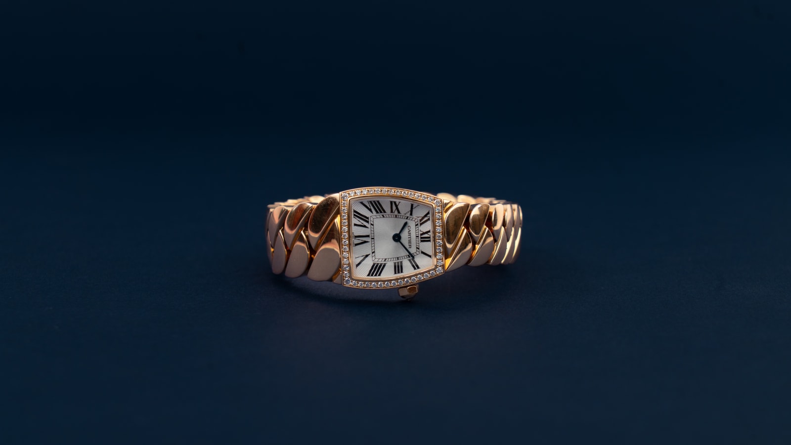 Cartier, Cartier LaDona gold with factory set diamonds