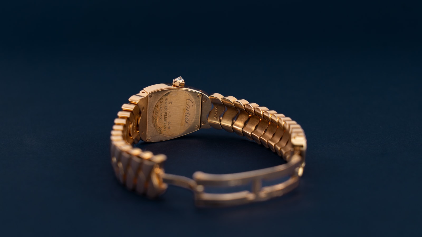 Cartier, Cartier LaDona gold with factory set diamonds