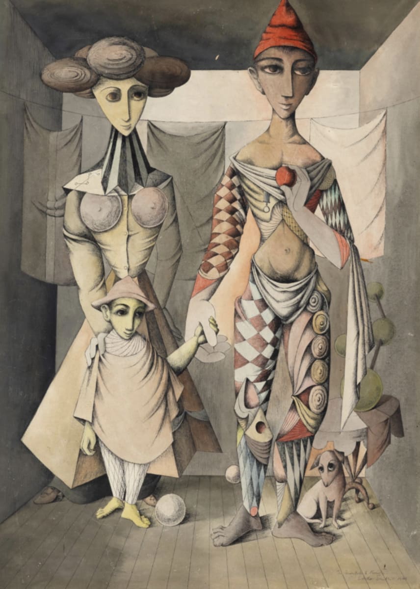 Loudon Sainthill, The Mountebank Family, 1948