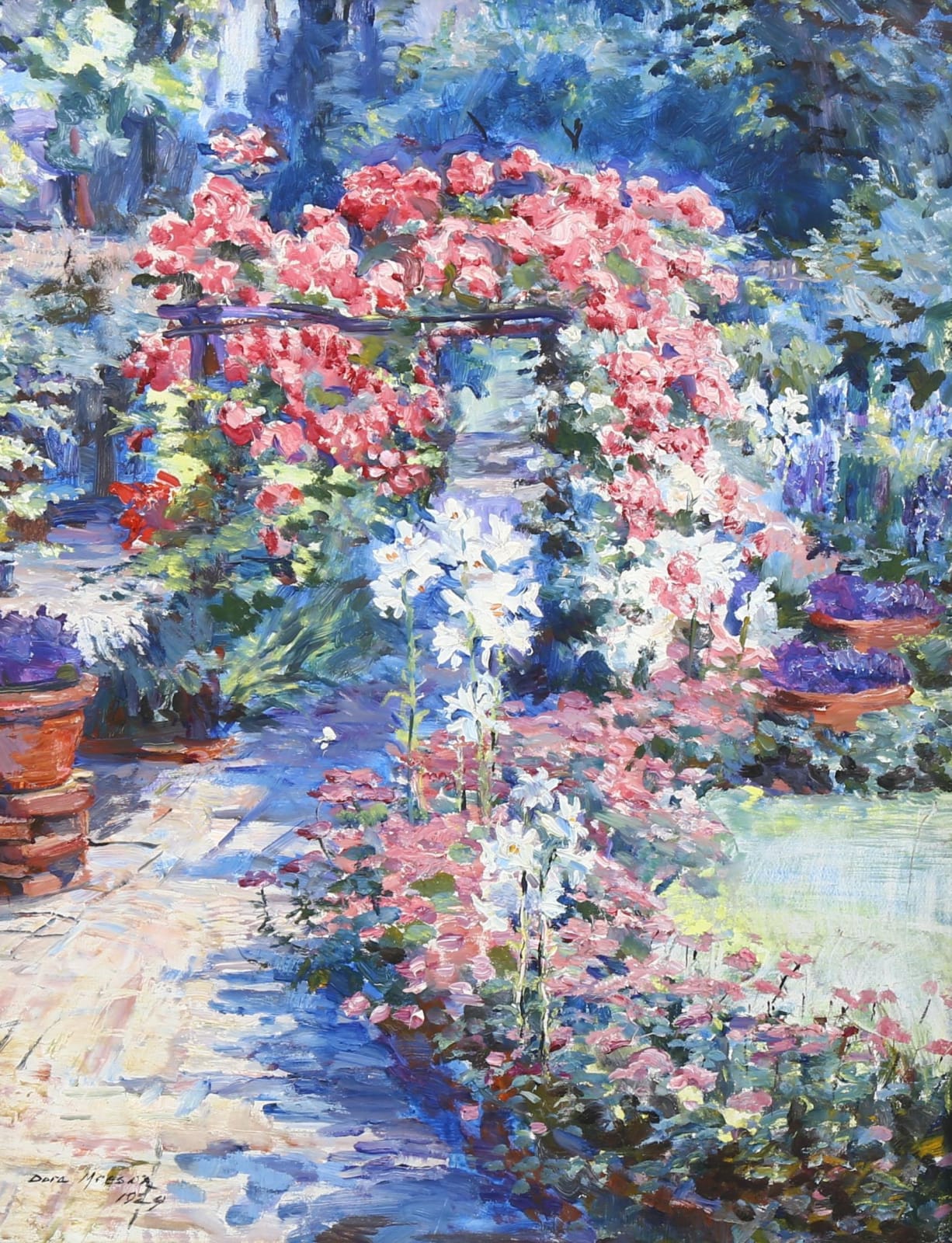 Dora Meeson, (Cottage garden), 1929