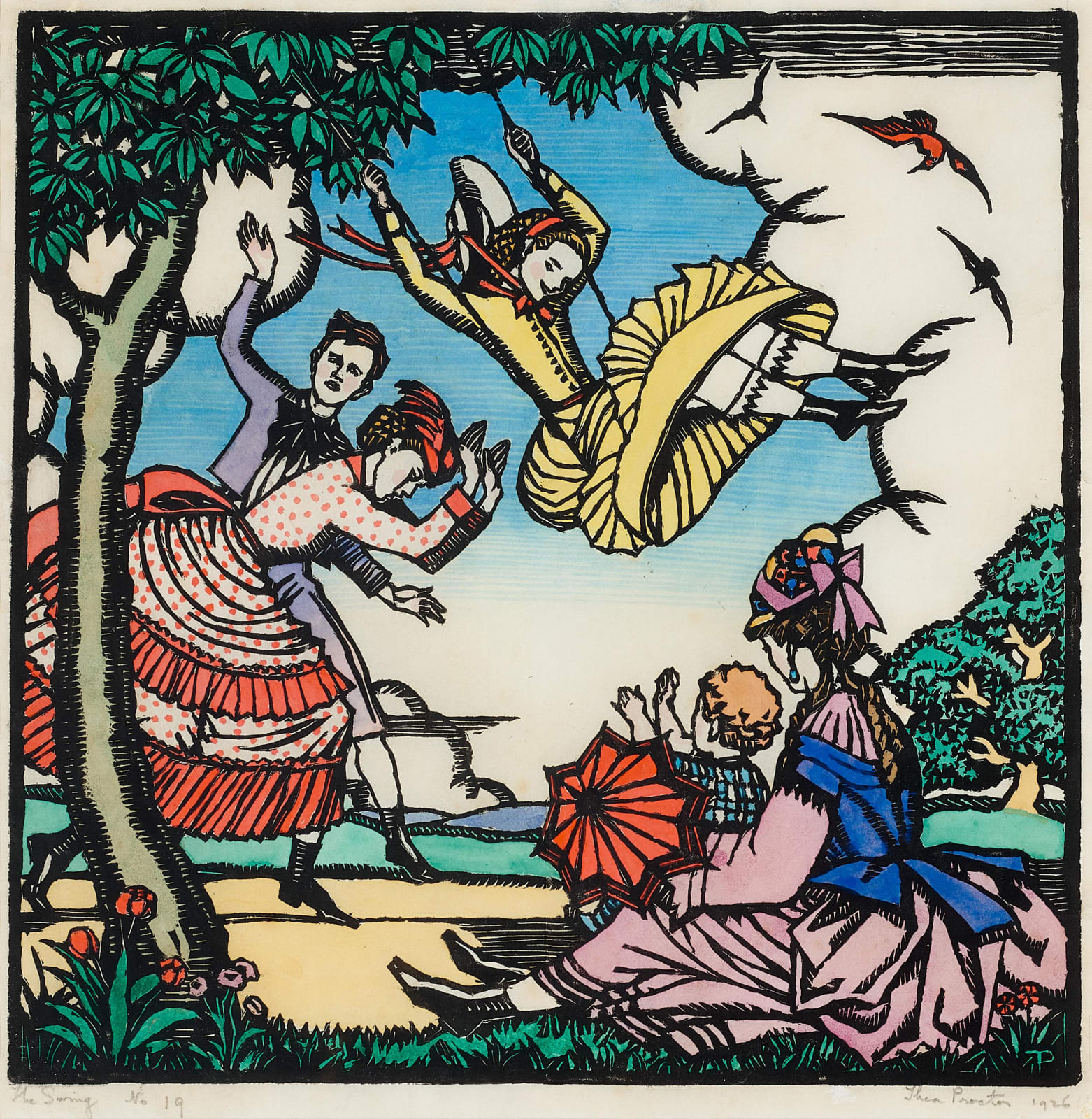 Thea Proctor, The Swing, 1925
