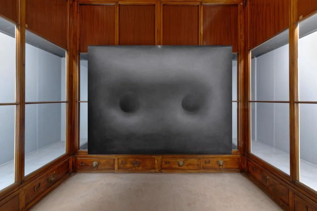 Connector I, II, III 连接体 I, II, III, ZHANG Yunyao 张云垚, 2022. Graphite pencil on felt 石墨铅笔毛毡, 200 × 264...