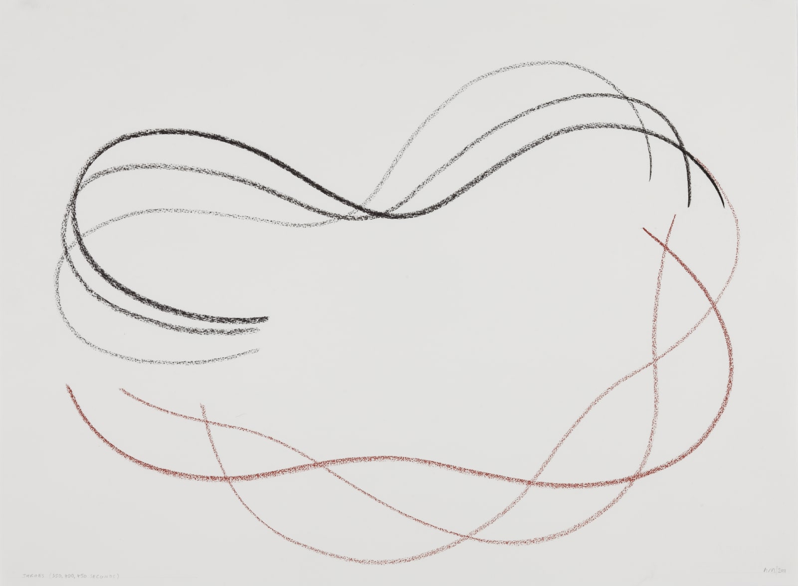 Anthony McCall, Throes (350, 400, 450 seconds), 2011