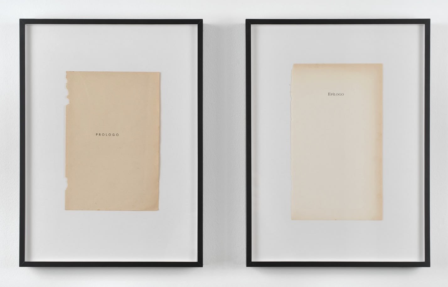 Ignasi Aballi, Prólogo / Epílogo, 2016