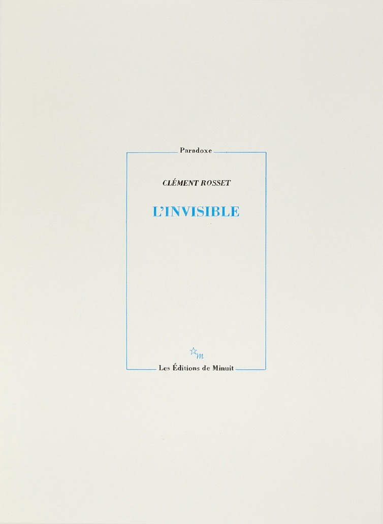 Claire Morel, L'invisible, 2017